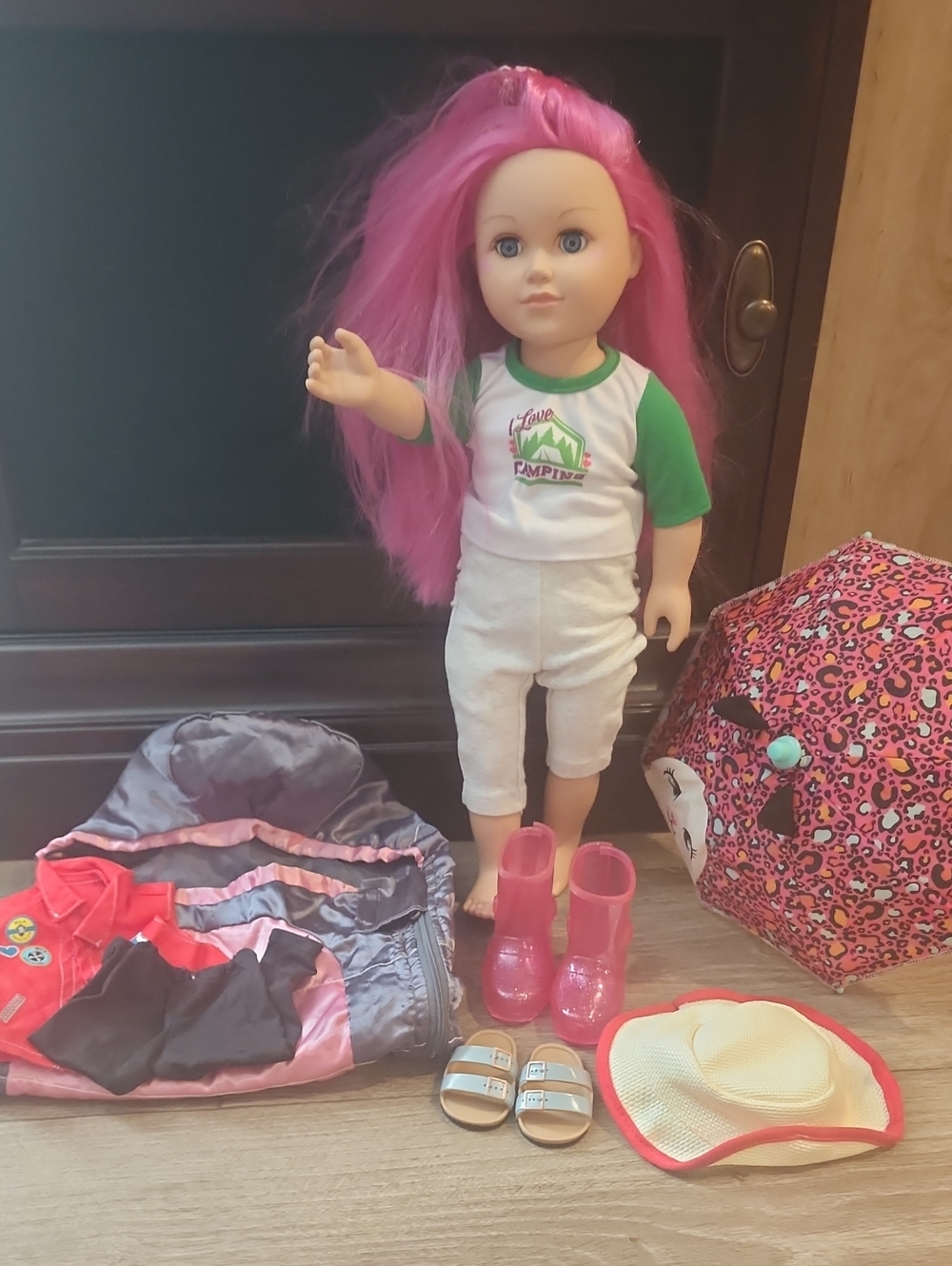 18in doll camping set